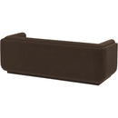 Meridian Kimora Brown Linen Textured Fabric Sofa IMAGE 6