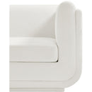  Manufacturer Color_Cream -- Kimora Cream Linen Textured Fabric Upholstered Chair IMAGE 7