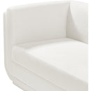 Manufacturer Color_Cream -- Kimora Cream Linen Textured Fabric Upholstered Chair IMAGE 9