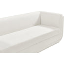  Manufacturer Color_Cream -- Kimora 86.5" Cream Linen Textured Fabric Upholstered Sofa IMAGE 10