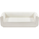  Manufacturer Color_Cream -- Kimora 86.5" Cream Linen Textured Fabric Upholstered Sofa IMAGE 5