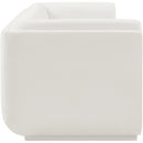  Manufacturer Color_Cream -- Kimora 86.5" Cream Linen Textured Fabric Upholstered Sofa IMAGE 6