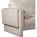  Manufacturer Color_Beige -- Meridian Madeline Stationary Fabric Chair IMAGE 11