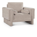  Manufacturer Color_Beige -- Meridian Madeline Stationary Fabric Chair IMAGE 1