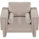  Manufacturer Color_Beige -- Meridian Madeline Stationary Fabric Chair IMAGE 5