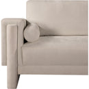  Manufacturer Color_Beige -- Meridian Madeline Stationary Fabric Chair IMAGE 9
