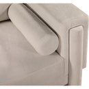  Manufacturer Color_Beige -- Meridian Madeline Stationary Fabric Loveseat IMAGE 11