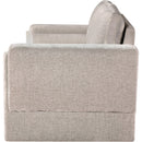 Meridian Madeline Beige Chenille Fabric Loveseat IMAGE 6