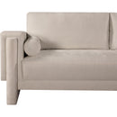  Manufacturer Color_Beige -- Meridian Madeline Stationary Fabric Loveseat IMAGE 8