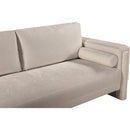  Manufacturer Color_Beige -- Meridian Madeline Stationary Fabric Loveseat IMAGE 9