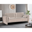  Manufacturer Color_Beige -- Meridian Madeline Stationary Fabric Sofa IMAGE 2