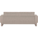Meridian Madeline Beige Chenille Fabric Sofa IMAGE 3