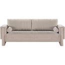  Manufacturer Color_Beige -- Meridian Madeline Stationary Fabric Sofa IMAGE 4