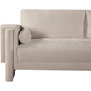  Manufacturer Color_Beige -- Meridian Madeline Stationary Fabric Sofa IMAGE 8