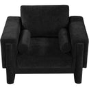  Manufacturer Color_Black -- Madeline Black Chenille Fabric Upholstered Chair IMAGE 5