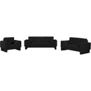  Manufacturer Color_Black -- Madeline 89" Black Chenille Fabric Upholstered Sofa IMAGE 13