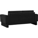  Manufacturer Color_Black -- Madeline 89" Black Chenille Fabric Upholstered Sofa IMAGE 7