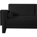  Manufacturer Color_Black -- Madeline 89" Black Chenille Fabric Upholstered Sofa IMAGE 8