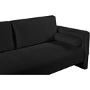  Manufacturer Color_Black -- Madeline 89" Black Chenille Fabric Upholstered Sofa IMAGE 9