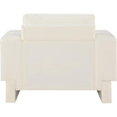  Manufacturer Color_Cream -- Madeline Cream Chenille Fabric Upholstered Chair IMAGE 3