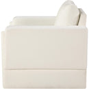  Manufacturer Color_Cream -- Madeline Cream Chenille Fabric Upholstered Chair IMAGE 6
