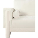  Manufacturer Color_Cream -- Madeline Cream Chenille Fabric Upholstered Chair IMAGE 8