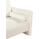  Manufacturer Color_Cream -- Madeline Cream Chenille Fabric Upholstered Chair IMAGE 9