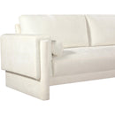  Manufacturer Color_Cream -- Madeline 89" Cream Chenille Fabric Upholstered Sofa IMAGE 10