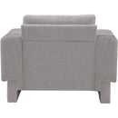  Manufacturer Color_Grey -- Madeline Grey Chenille Fabric Upholstered Chair IMAGE 3