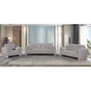 Manufacturer Color_Grey -- Madeline 65" Grey Chenille Fabric Upholstered Loveseat IMAGE 12