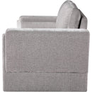  Manufacturer Color_Grey -- Madeline 65" Grey Chenille Fabric Upholstered Loveseat IMAGE 6