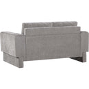  Manufacturer Color_Grey -- Madeline 65" Grey Chenille Fabric Upholstered Loveseat IMAGE 7
