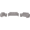 Meridian Madeline Grey Chenille Fabric Sofa IMAGE 13