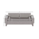 Meridian Madeline Grey Chenille Fabric Sofa IMAGE 15