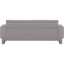 Meridian Madeline Grey Chenille Fabric Sofa IMAGE 3