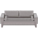 Meridian Madeline Grey Chenille Fabric Sofa IMAGE 5
