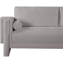  Manufacturer Color_Grey -- Madeline 89" Grey Chenille Fabric Upholstered Sofa IMAGE 8