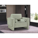  Manufacturer Color_Mint -- Madeline Mint Chenille Fabric Upholstered Chair IMAGE 2