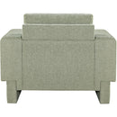  Manufacturer Color_Mint -- Madeline Mint Chenille Fabric Upholstered Chair IMAGE 3