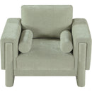  Manufacturer Color_Mint -- Madeline Mint Chenille Fabric Upholstered Chair IMAGE 5