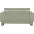  Manufacturer Color_Mint -- Madeline 65" Mint Chenille Fabric Upholstered Loveseat IMAGE 3