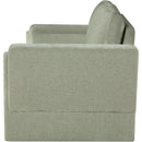  Manufacturer Color_Mint -- Madeline 65" Mint Chenille Fabric Upholstered Loveseat IMAGE 6
