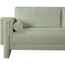  Manufacturer Color_Mint -- Madeline 65" Mint Chenille Fabric Upholstered Loveseat IMAGE 8
