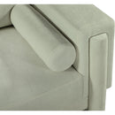  Manufacturer Color_Mint -- Madeline 65" Mint Chenille Fabric Upholstered Loveseat IMAGE 9