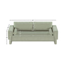  Manufacturer Color_Mint -- Madeline 89" Mint Chenille Fabric Upholstered Sofa IMAGE 15