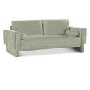  Manufacturer Color_Mint -- Madeline 89" Mint Chenille Fabric Upholstered Sofa IMAGE 1