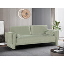  Manufacturer Color_Mint -- Madeline 89" Mint Chenille Fabric Upholstered Sofa IMAGE 2
