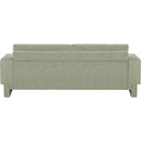 Meridian Madeline Mint Chenille Fabric Sofa IMAGE 3