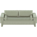 Meridian Madeline Mint Chenille Fabric Sofa IMAGE 5