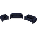 Meridian Madeline Navy Chenille Fabric Chair IMAGE 14